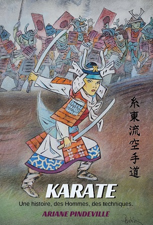 Illustration pour un livre publié : KARATE Une histoire, des Hommes, des techniques.