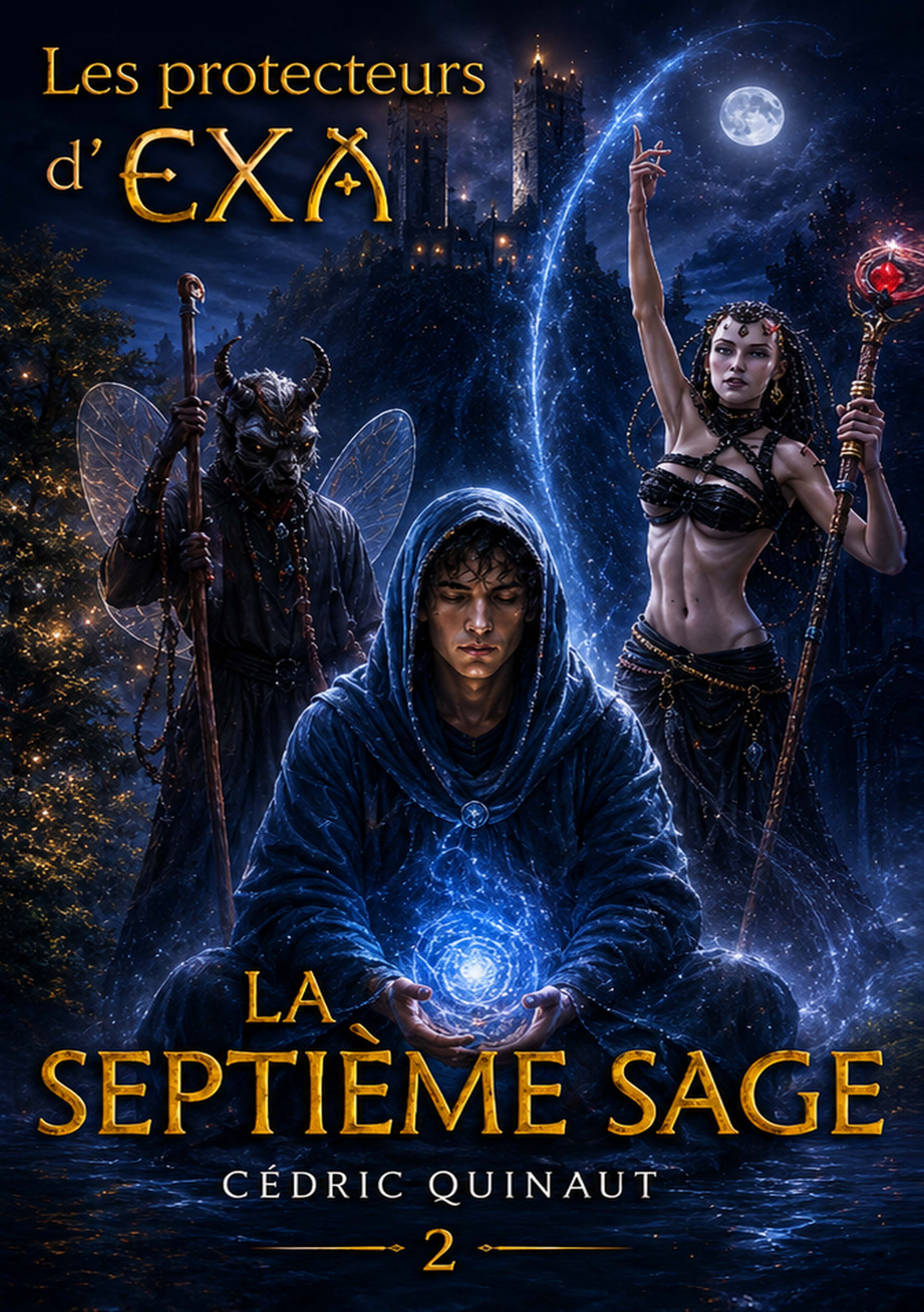 Illustration pour un livre publié : La Septième Sâge