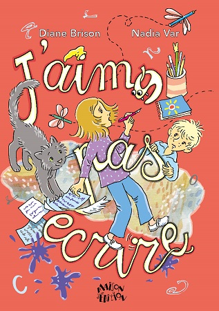 Illustration pour un livre publié : J'aime pas écrire