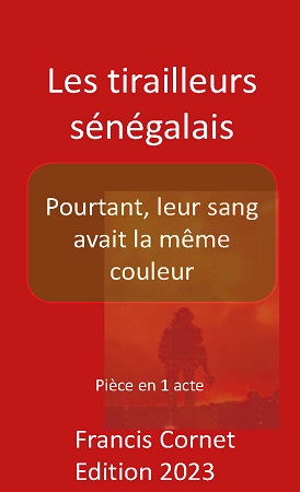 Illustration pour un livre publié : Les tirailleurs sénégalais
