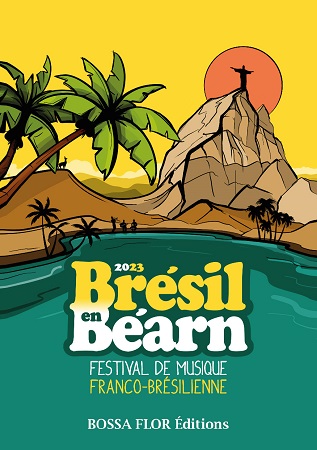 Illustration pour un livre publié : Brésil en Béarn2023 - Des passerelles entre Chanson Française et Musique Brésilienne