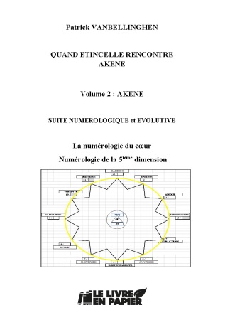 Illustration pour un livre publié : Quand Etincelle rencontre Akène - Volume 2 : Akène - Suite numérologique et évolutive
