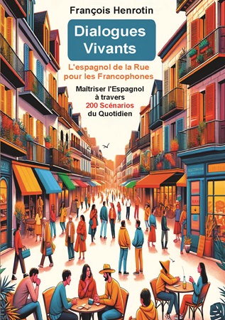 Illustration pour un livre publié : L'espagnol de la rue pour les francophones