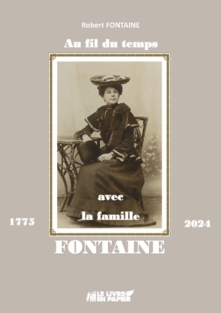 Illustration pour un livre publié : Au fil du temps avec la famille Fontaine