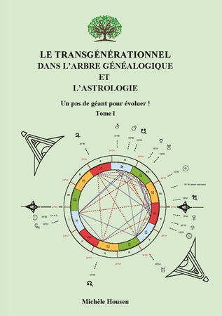 Illustration pour un livre publié : Le transgénérationnel dans l'arbre généalogique et l'astrologie - Un pas de géant pour évoluer ! (ancienne version)