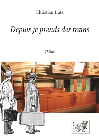 Illustration pour un livre publié : Depuis je prends des trains (ancienne version)