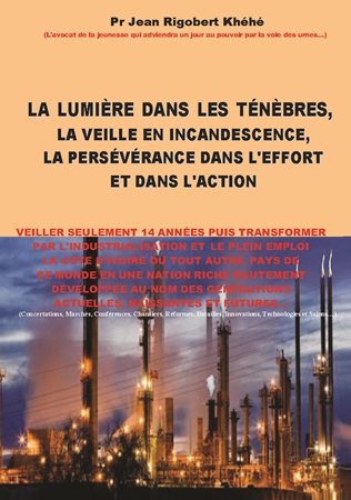 Illustration pour un livre publié : La lumière dans les ténèbres, la veille en incandescence, la persévérance dans l'effort et dans l'action