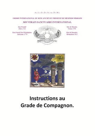 Illustration pour un livre publié : Instructions au grade de compagnon