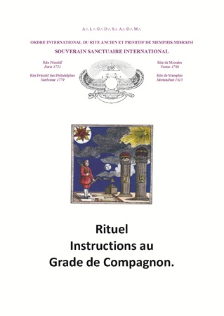 Illustration pour un livre publié : Rituel des Instructions au Grade de Compagnon