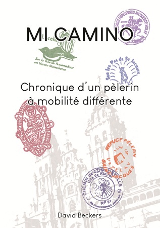 Illustration pour un livre publié : Mi camino - Chronique d'un pèlerin à mobilité différente
