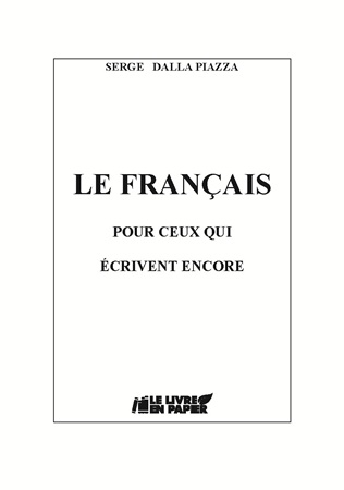 Illustration pour un livre publié : Le français pour ceux qui écrivent encore