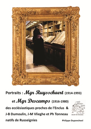 Illustration pour un livre publié : Portraits : Mgr Ruysschaert et Mgr Descamps & Cie