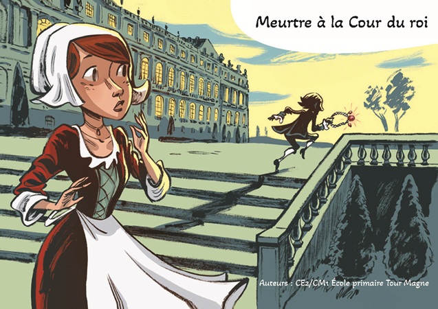 Illustration pour un livre publié : Meurtre à la Cour du roi