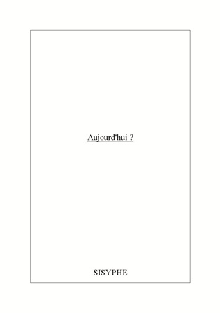 Illustration pour un livre publié : Aujourd'hui?