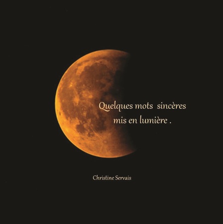 Illustration pour un livre publié : Quelques mots sincères mis en lumière