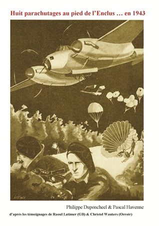 Illustration pour un livre publié : Huit parachutages au pied de l'Enclus... en 1943