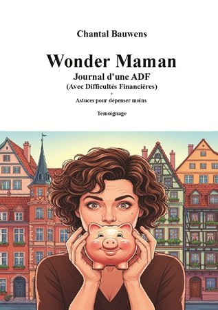 Illustration pour un livre publié : Wonder Maman (Journal d'une ADF)