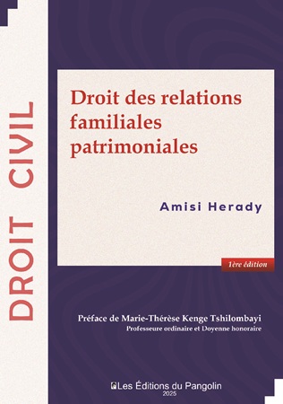 Illustration pour un livre publié : Droit des relations familiales patrimoniales