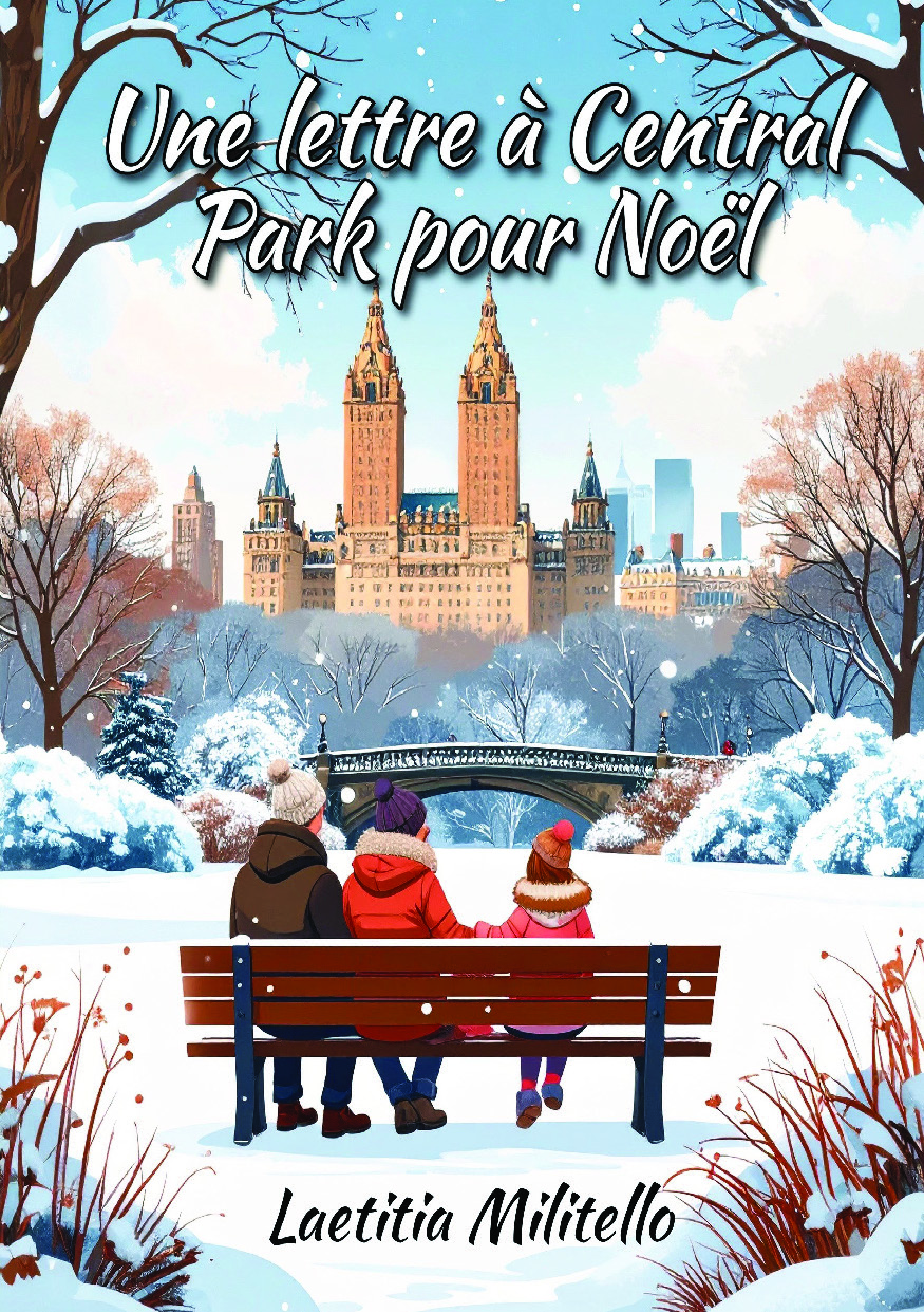 Illustration pour un livre publié : Une lettre à Central Park pour Noël