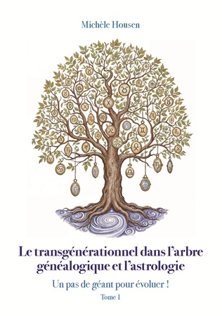 Illustration pour un livre publié : Le transgénérationnel dans l'arbre généalogique et l'astrologie 