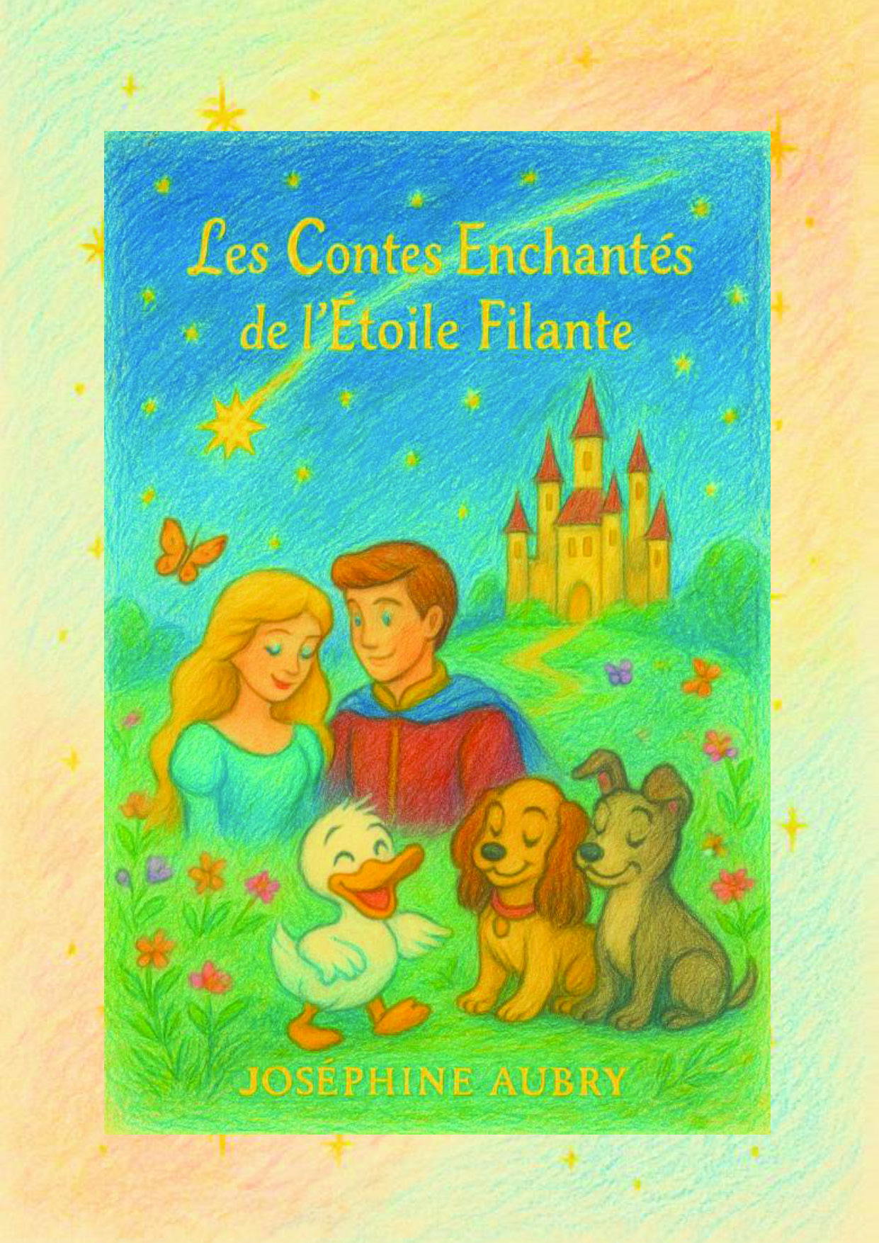 Illustration pour un livre publié : Les Contes Enchantés de l'Étoile Filante