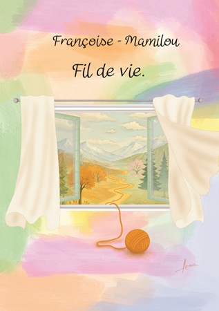 Illustration pour un livre publié : Fil de vie