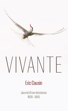 Illustration pour un livre publié : Vivante - Journal d'une résistance - 1939-1945