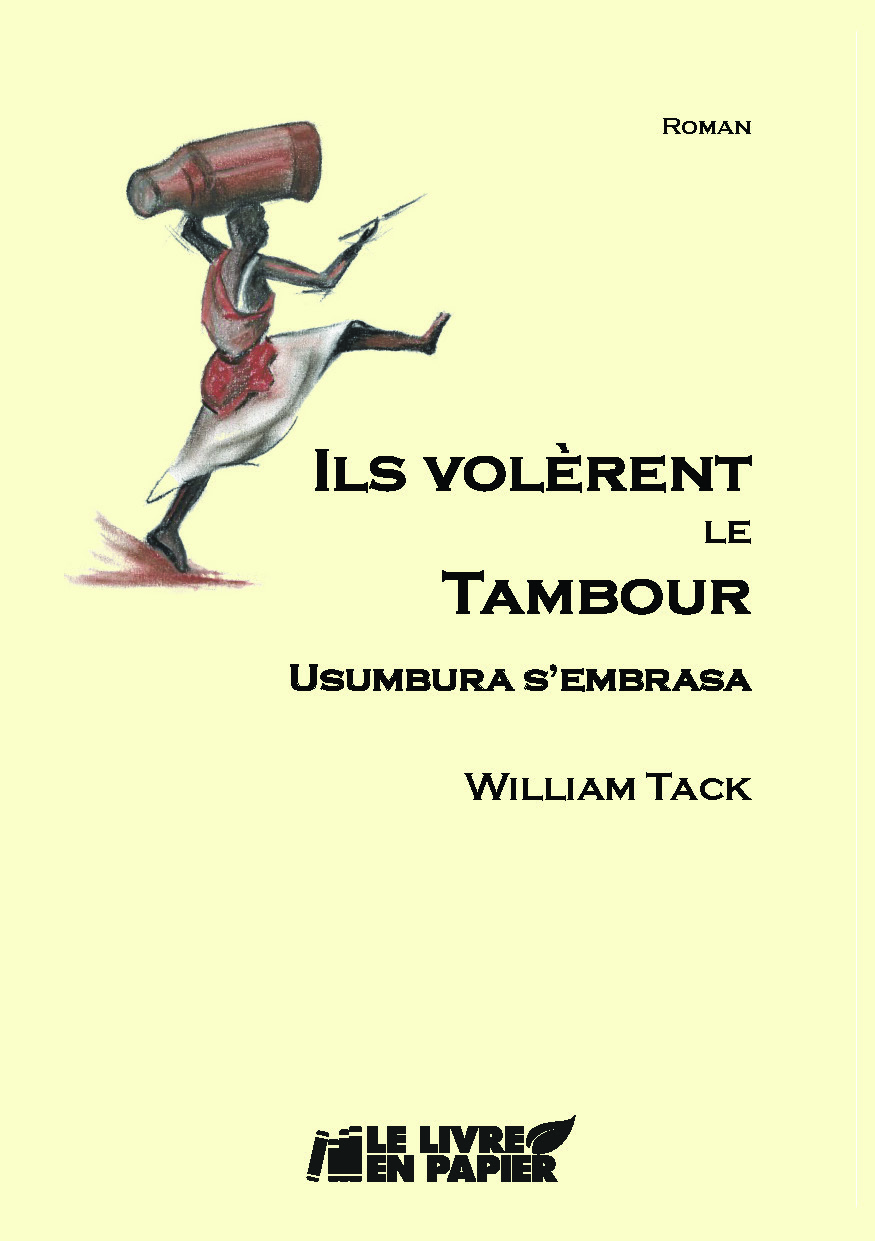 Illustration pour un livre publié : Ils volèrent le Tambour, Usumbura s'embrasa