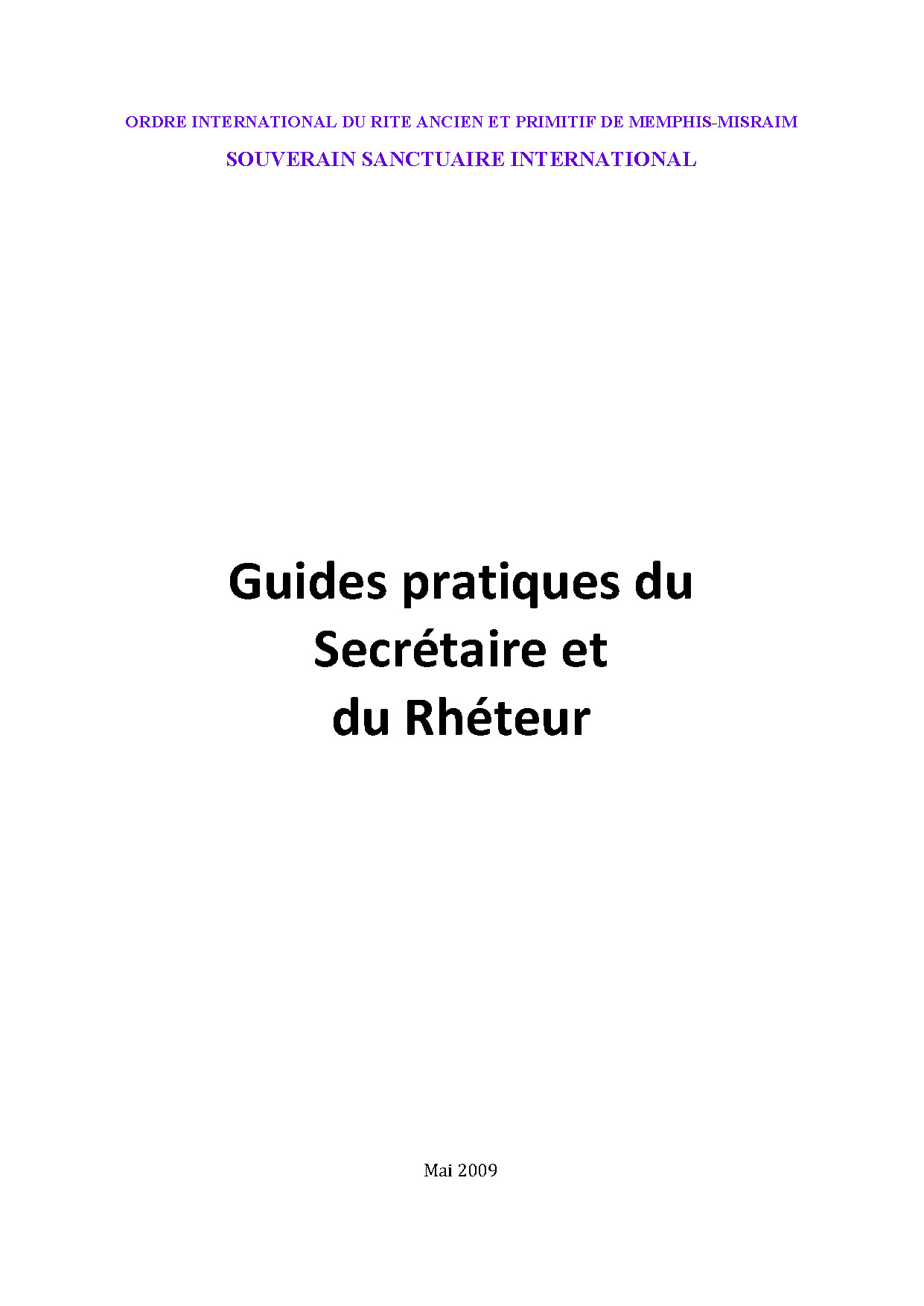 Illustration pour un livre publié : Guides pratiques du Secrétaire et du Rhéteur