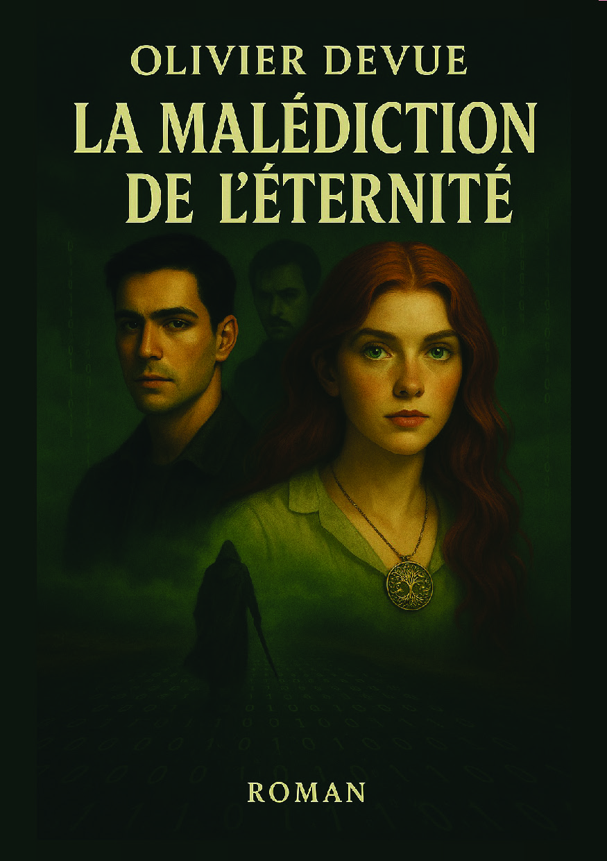 Illustration pour un livre publié : La malédiction de l'éternité