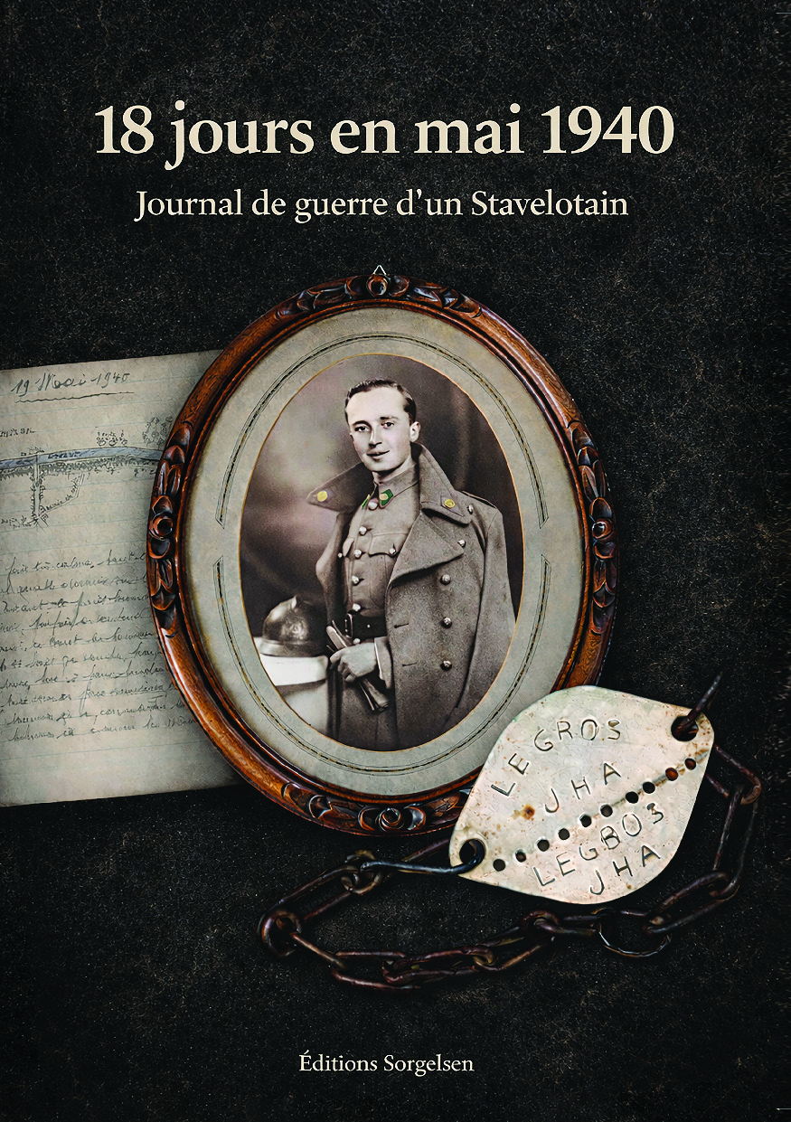 Illustration pour un livre publié : 18 jours en mai 1940 - Journal de guerre d'un Stavelotain