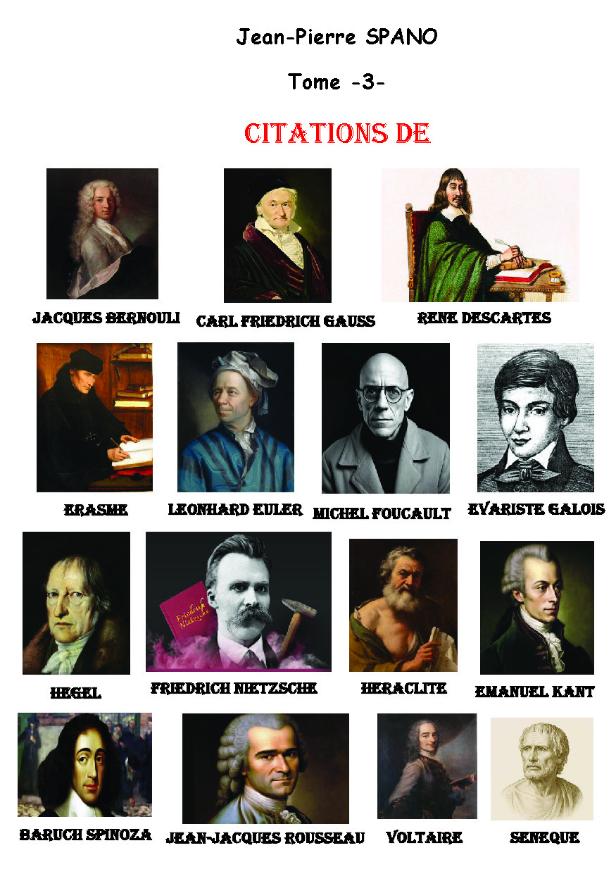 Illustration pour un livre publié : CITATIONS DE... Tome -3-
