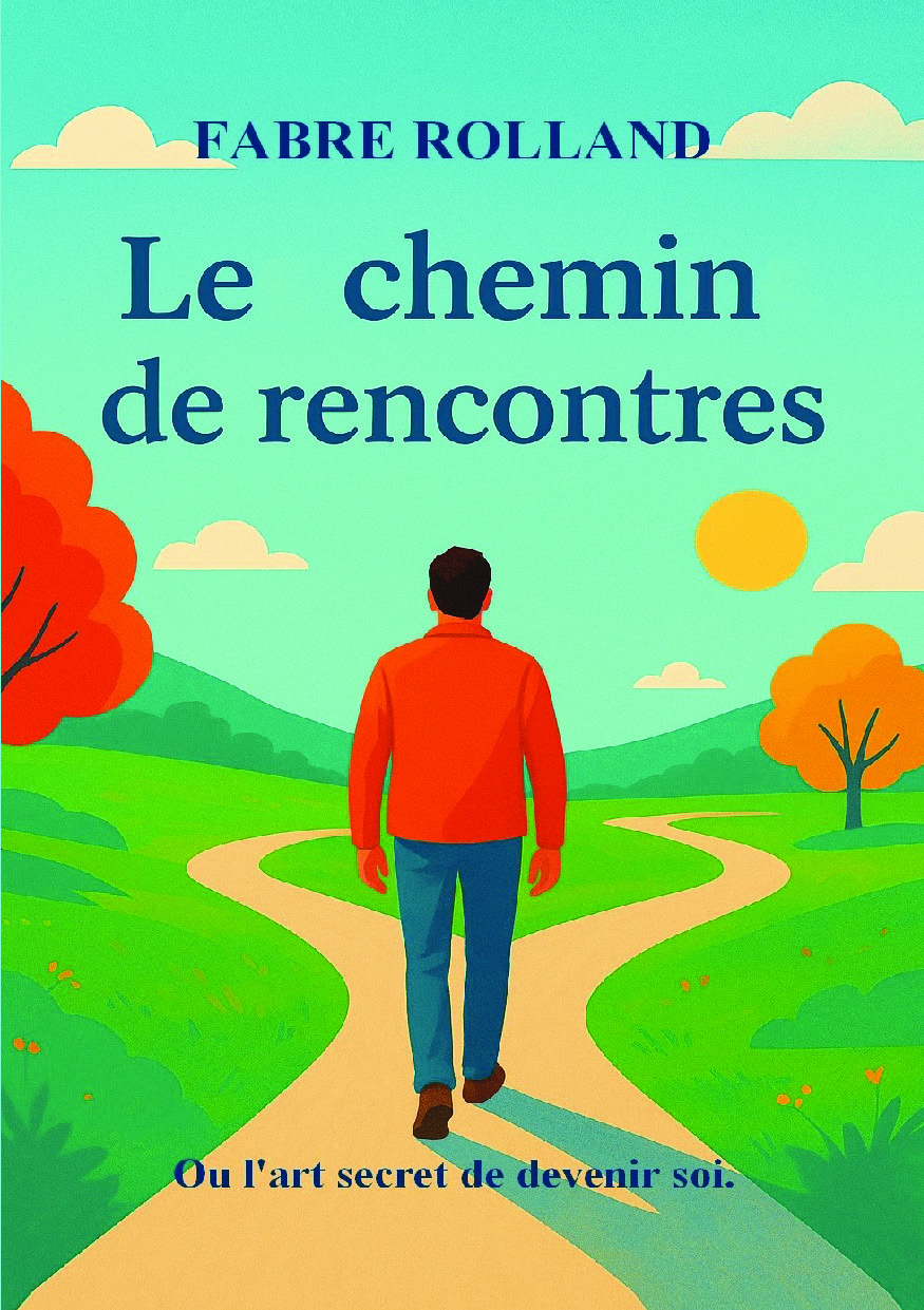 Illustration pour un livre publié : Le chemin de rencontres