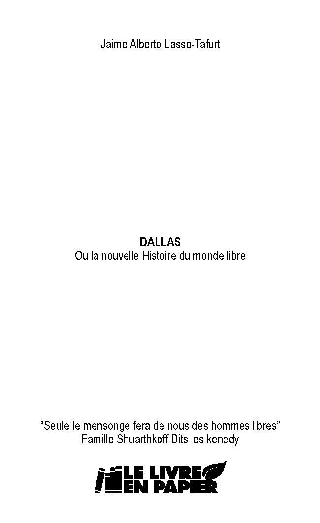 Illustration pour un livre publié : Dallas