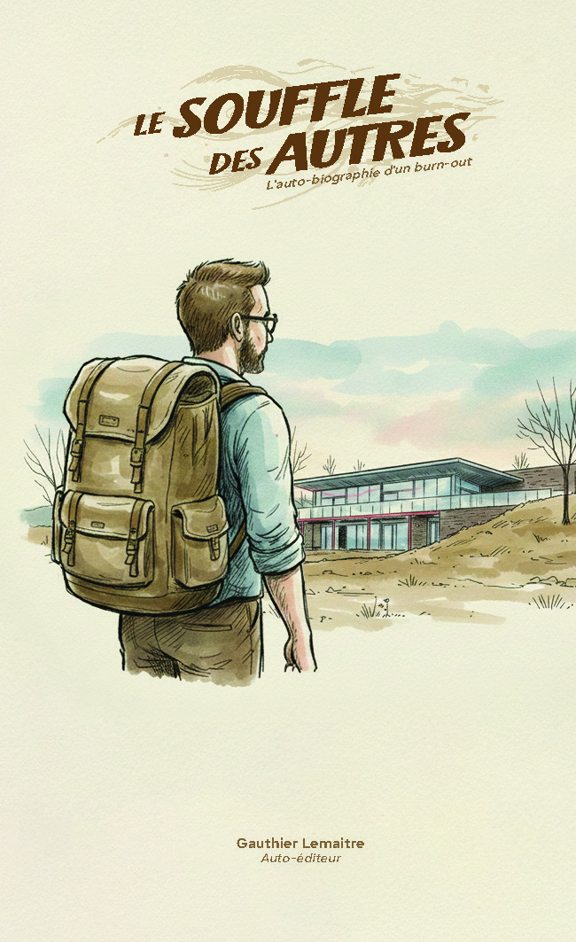 Illustration pour un livre publié : Le souffle des autres