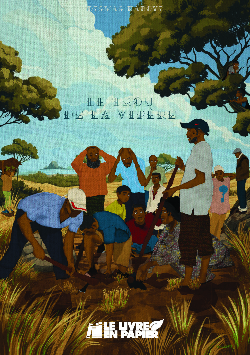 Illustration pour un livre publié : Le Trou de la Vipère