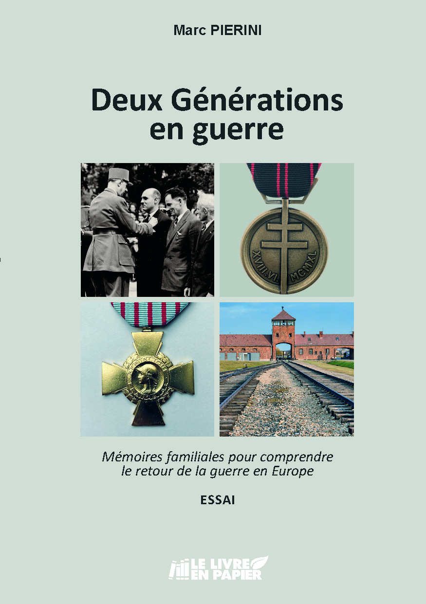 Illustration pour un livre publié : Deux Générations en Guerre