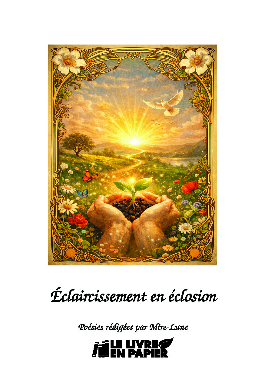 Illustration pour un livre publié : Éclaircissement en éclosion