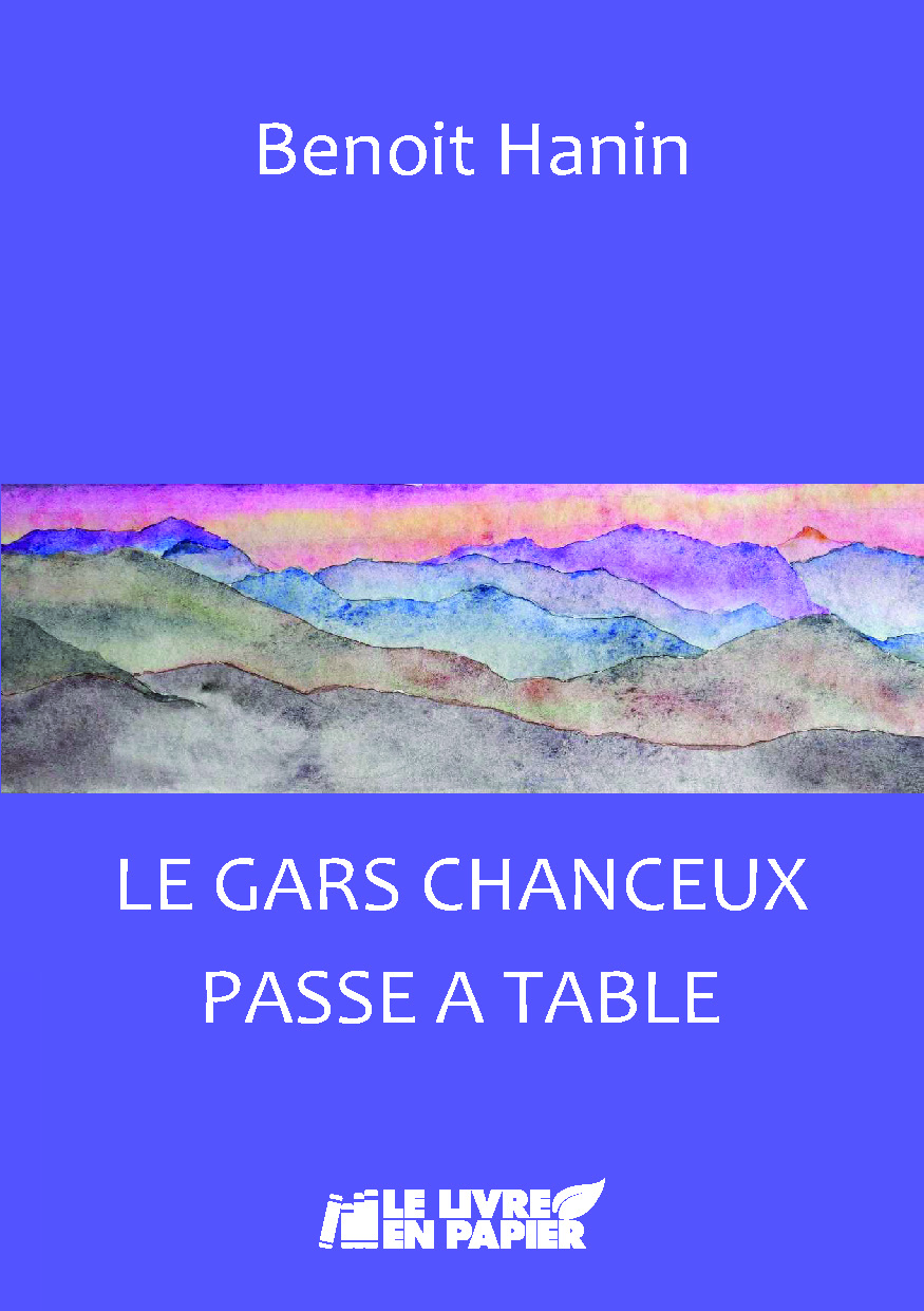 Illustration pour un livre publié : LE GARS CHANCEUX PASSE A TABLE