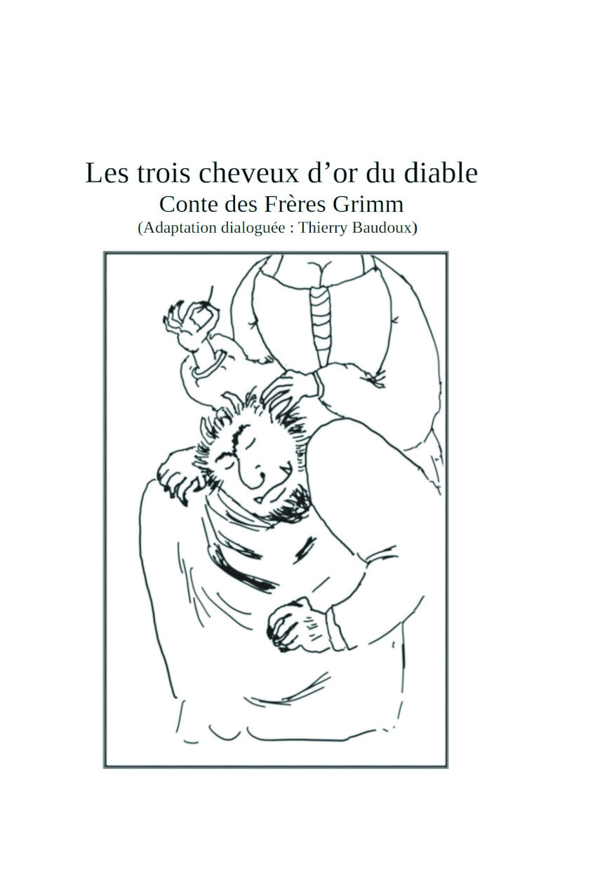 Illustration pour un livre publié : Les trois cheveux d'or du diable