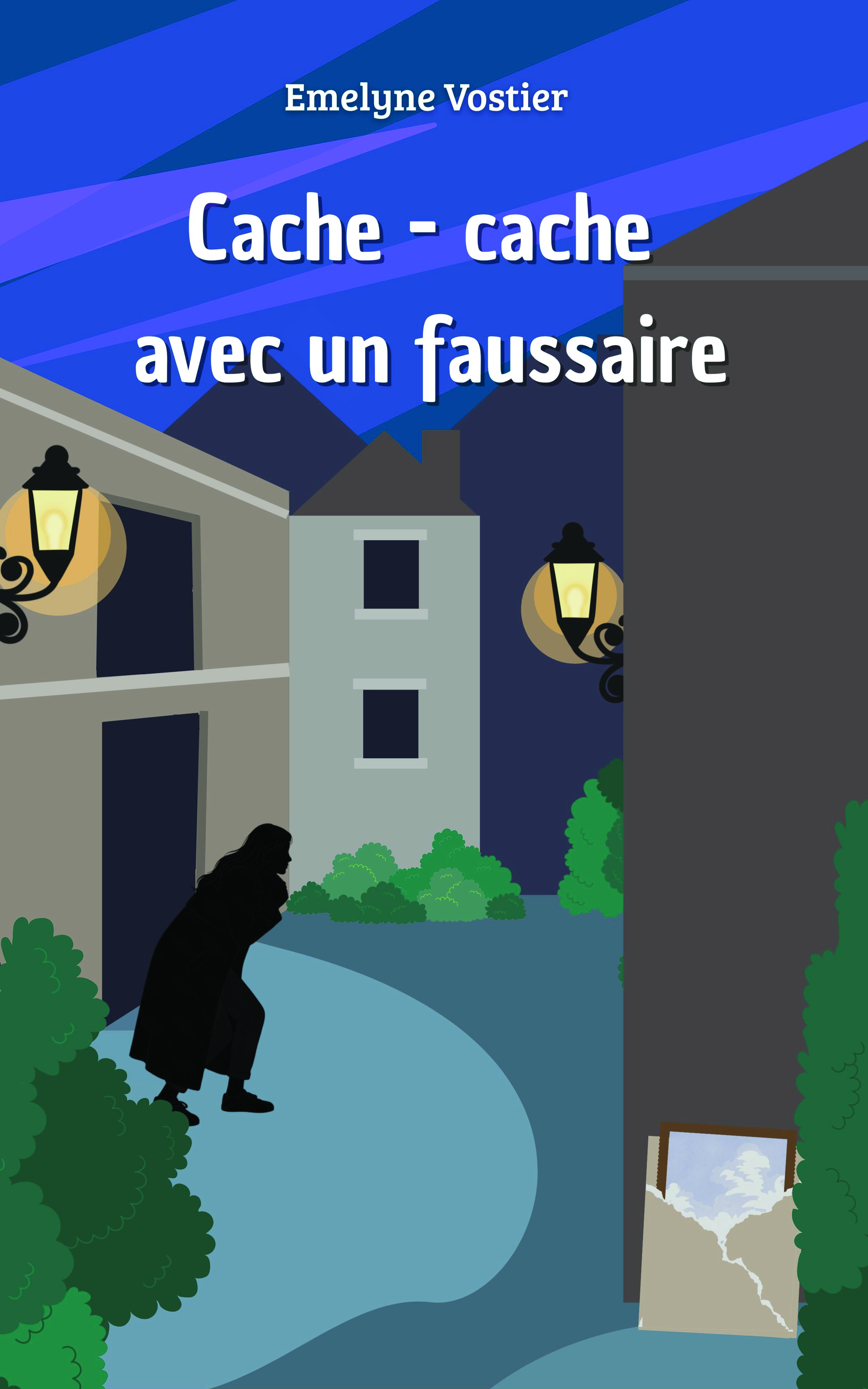 Illustration pour un livre publié : Cache-cache avec un faussaire