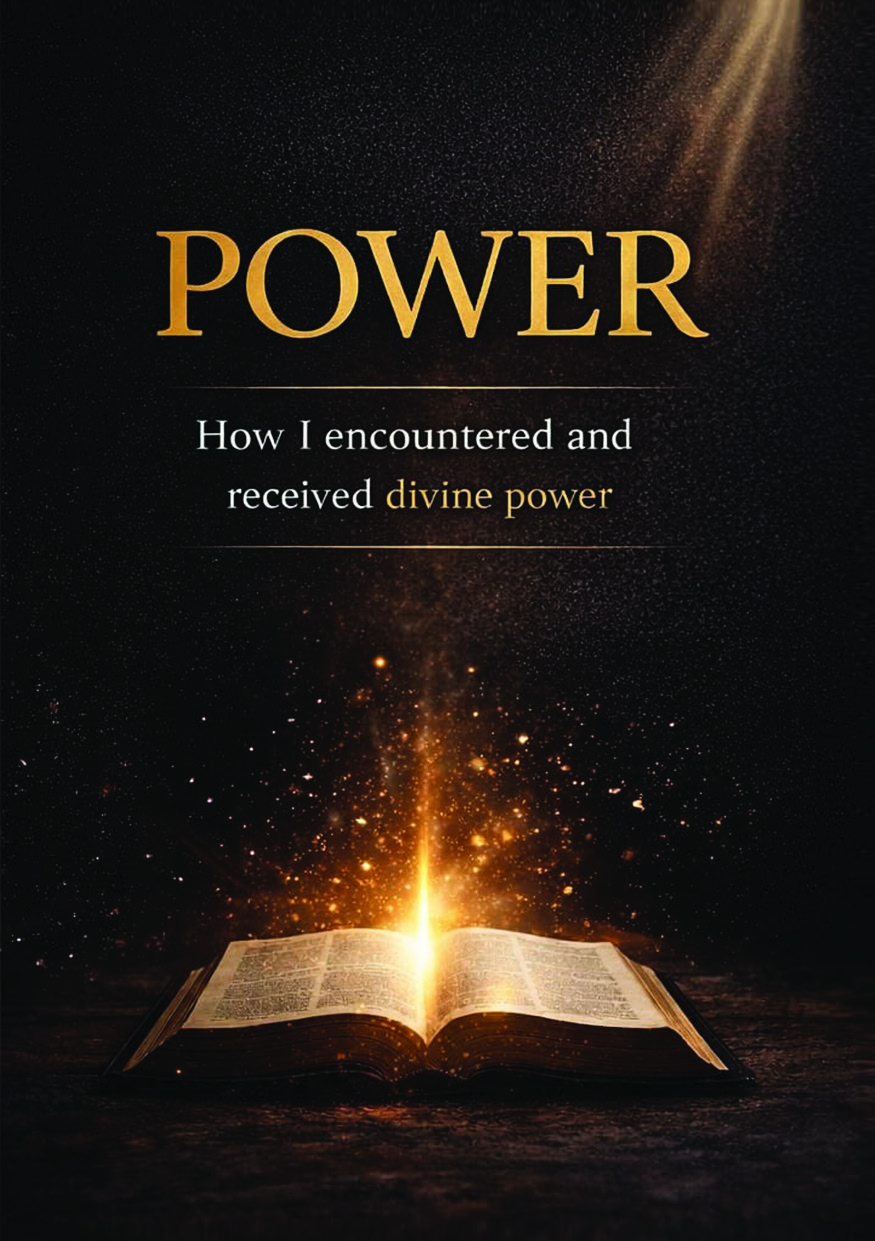 Illustration pour un livre publié : POWER: HOW I ENCOUNTERED AND RECEIVED DIVINE POWER