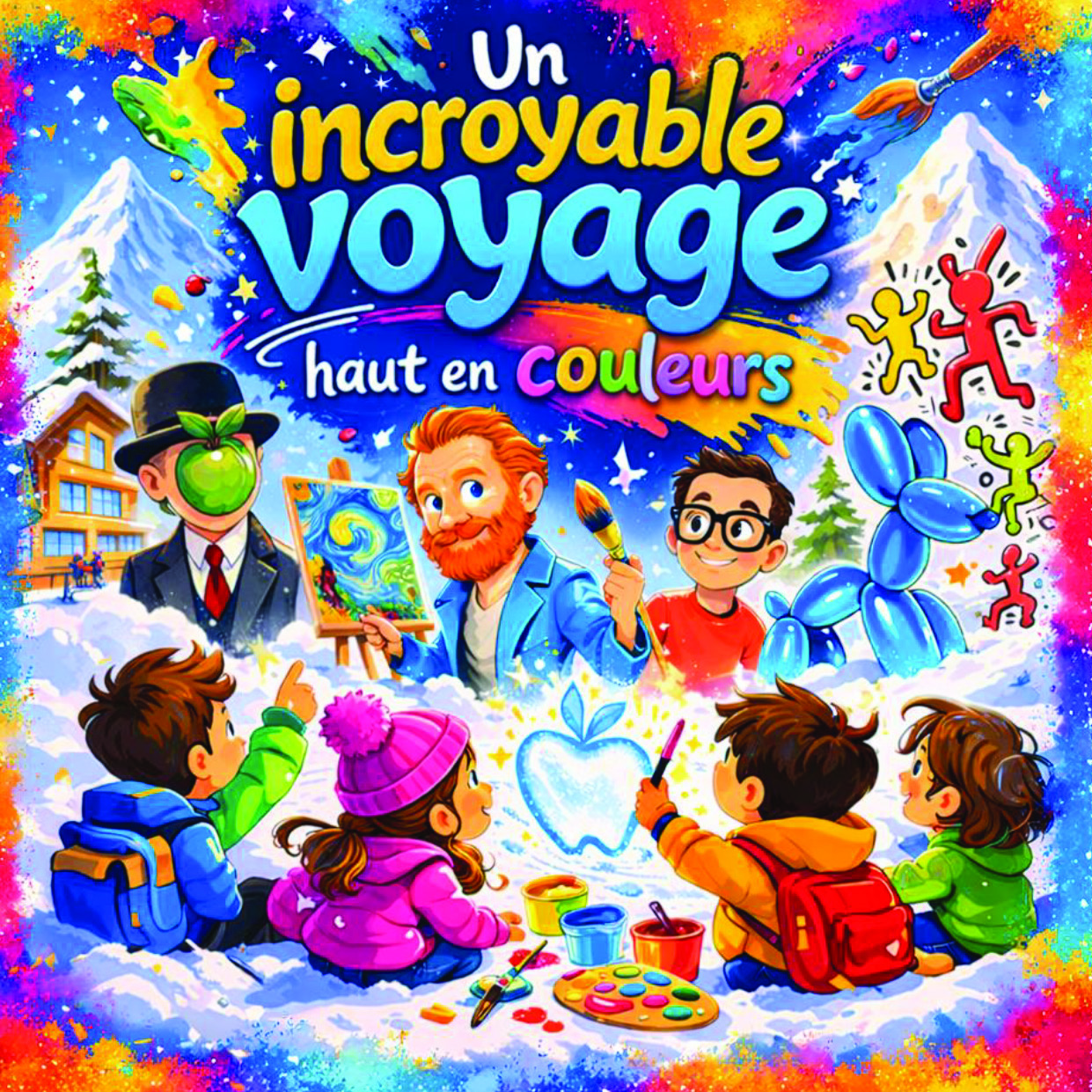 Illustration pour un livre publié : Un incroyable voyage haut en couleurs