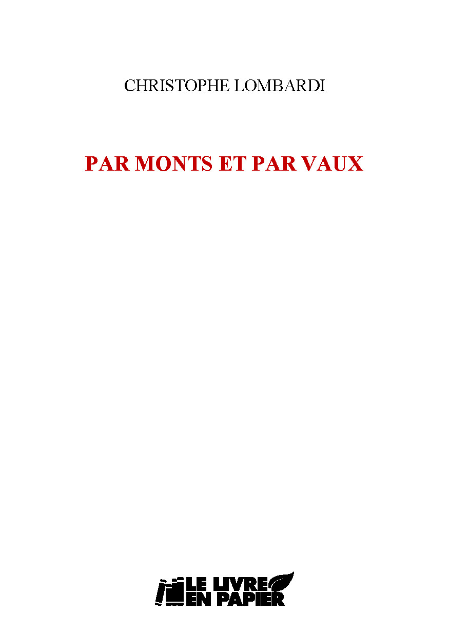 Illustration pour un livre publié : Par monts et par vaux