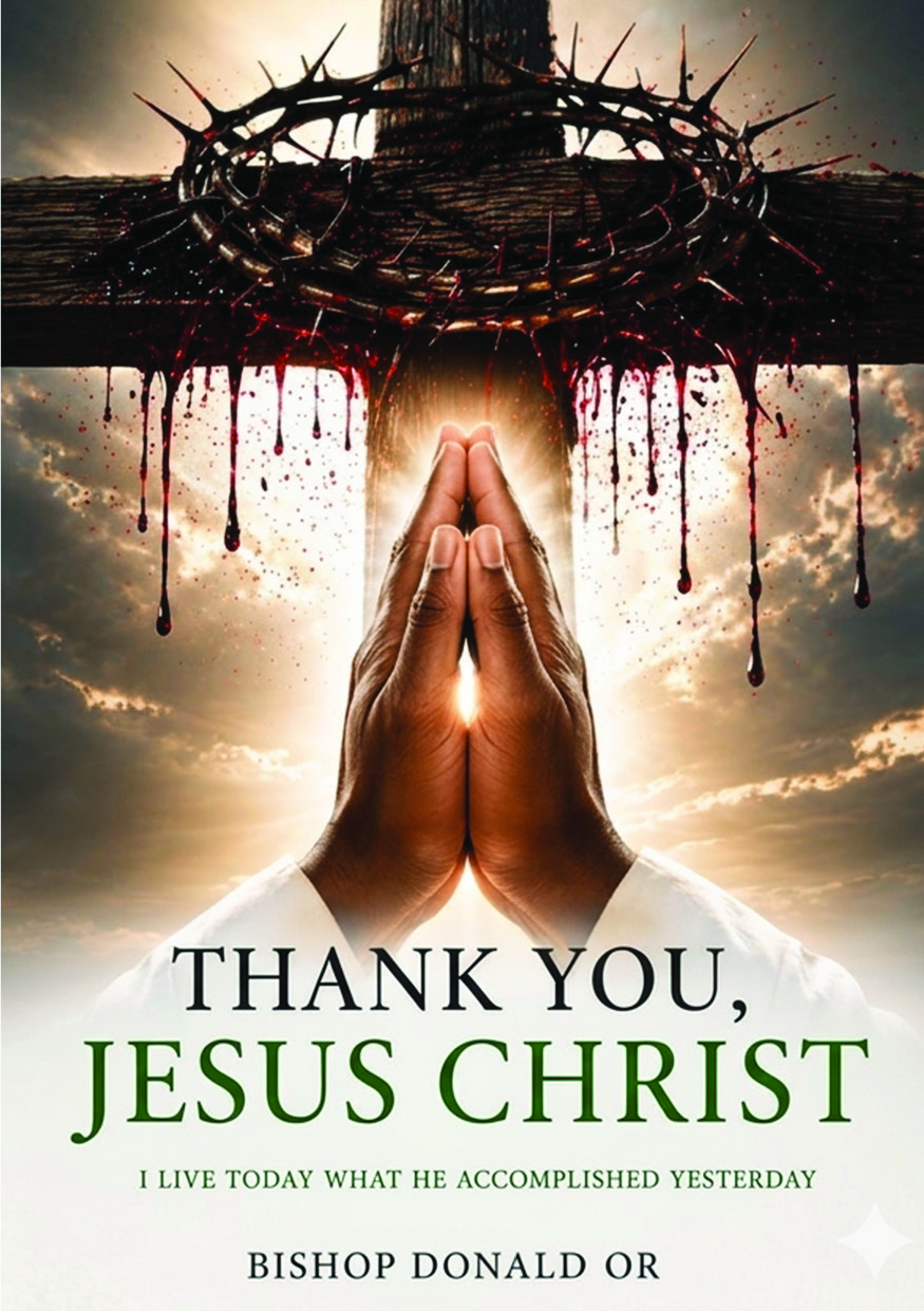Illustration pour un livre publié : THANK YOU, JESUS CHRIST