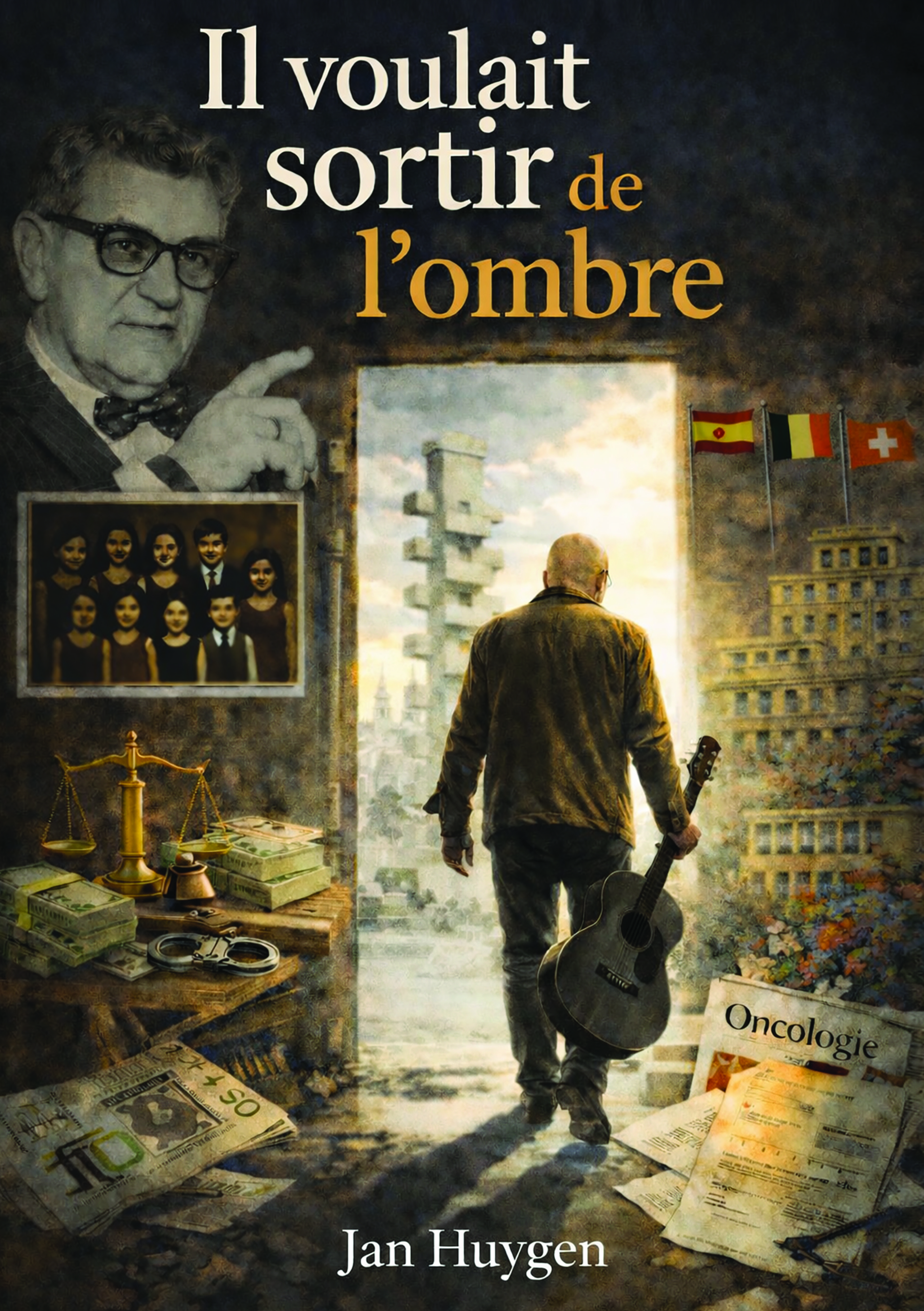 Illustration pour un livre publié : Il voulait sortir de l'ombre