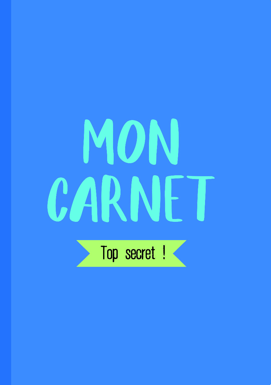 Illustration pour un livre publié : Mon Livre Top Secret