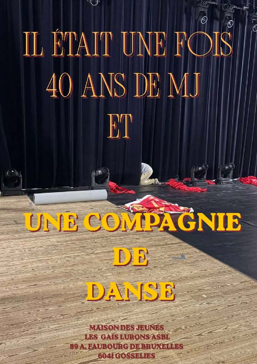 Illustration pour un livre publié : Il était une fois 40 ans de MJ et une Compagnie de danse