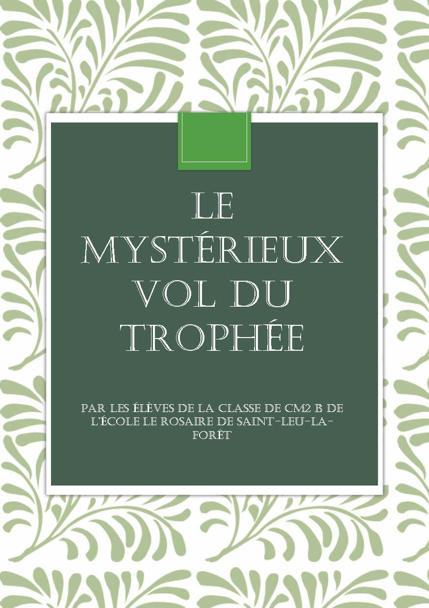 Illustration pour un livre publié : Le mystérieux vol du trophée