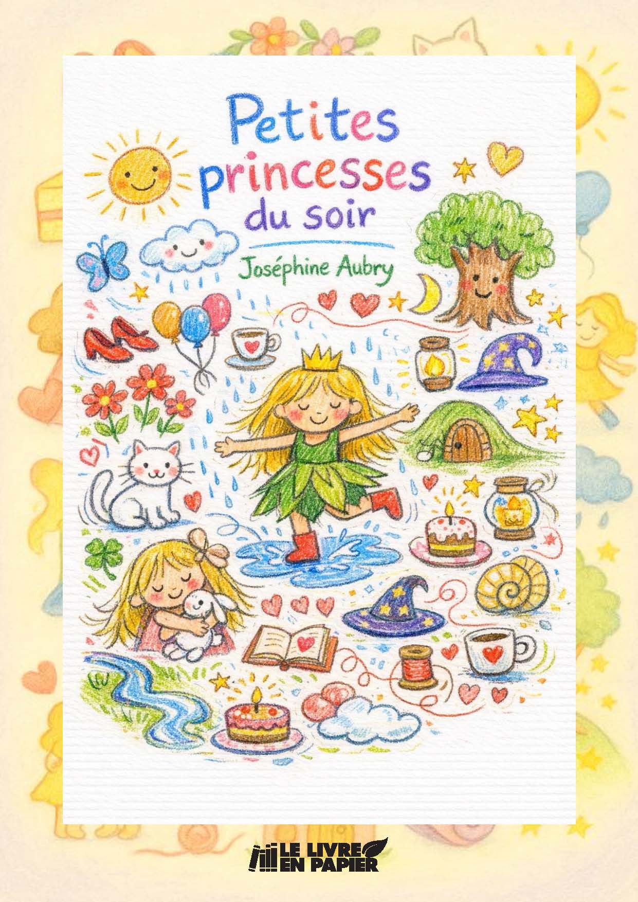 Illustration pour un livre publié : Petites princesses du soir